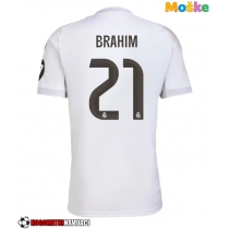 Moške Nogometnih dresov Real Madrid Brahim Diaz #21 Domači 2025-26 Kratki rokavi